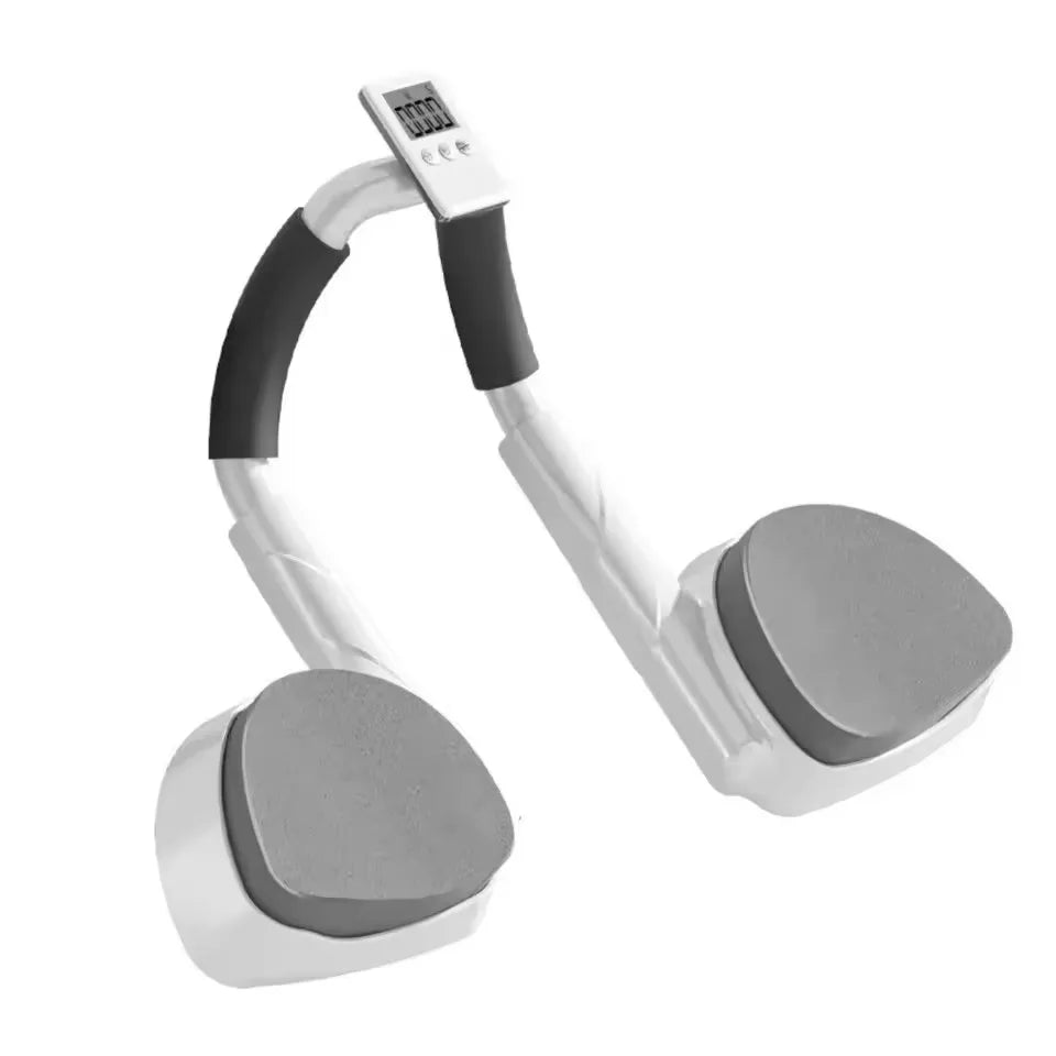 Plank Fitness Trainer Multifunctional Plank Support Training Device Home Elbow Support Abs Workout Equipment with Digital Timer