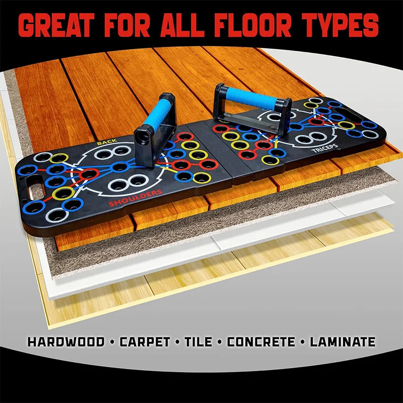 Push up Support Board, Multifunctional Exercise Chest and Abdominal Muscles, Household Men'S and Women'S Training Board Fitness